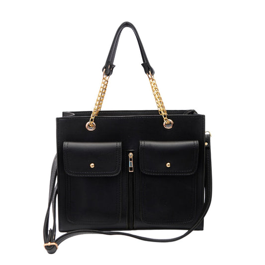 Double Pocket Bag Black