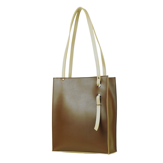 Pixta Bag (Coco Brown with light careem straps)
