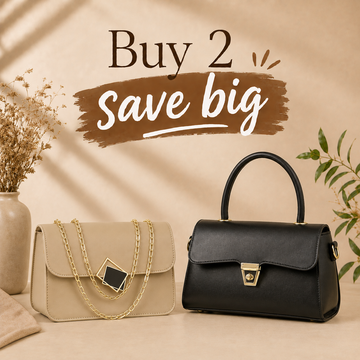 Duo Set — Mandelom Beige + Fayrrow Black