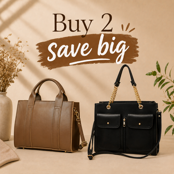 Duo Set — Daisy Brown + Double Pocket Black