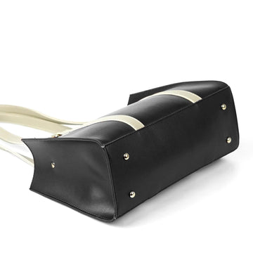 Atlin Bag (Black with Cream straps)