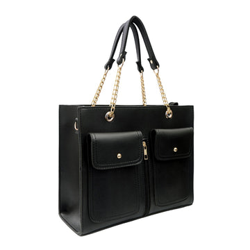 Double Pocket Bag Black