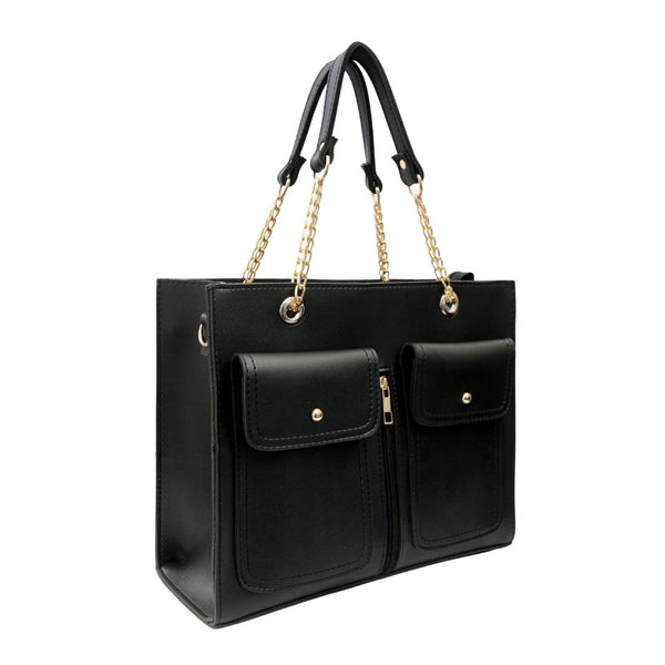Double Pocket Bag Black