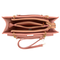 Double Pocket Bag Black Pink