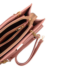 Double Pocket Bag Black Pink
