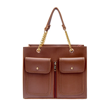 Double Pocket Bag Brown