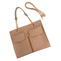 Double Pocket Bag Black Cream