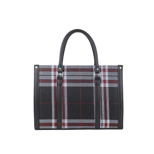 Check Box Bag (Mehroon)